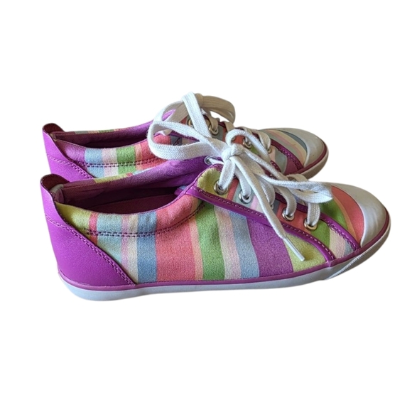 Coach Barrett Stripe Hampton Weekend Sneakers Size 8B - Picture 3 of 6